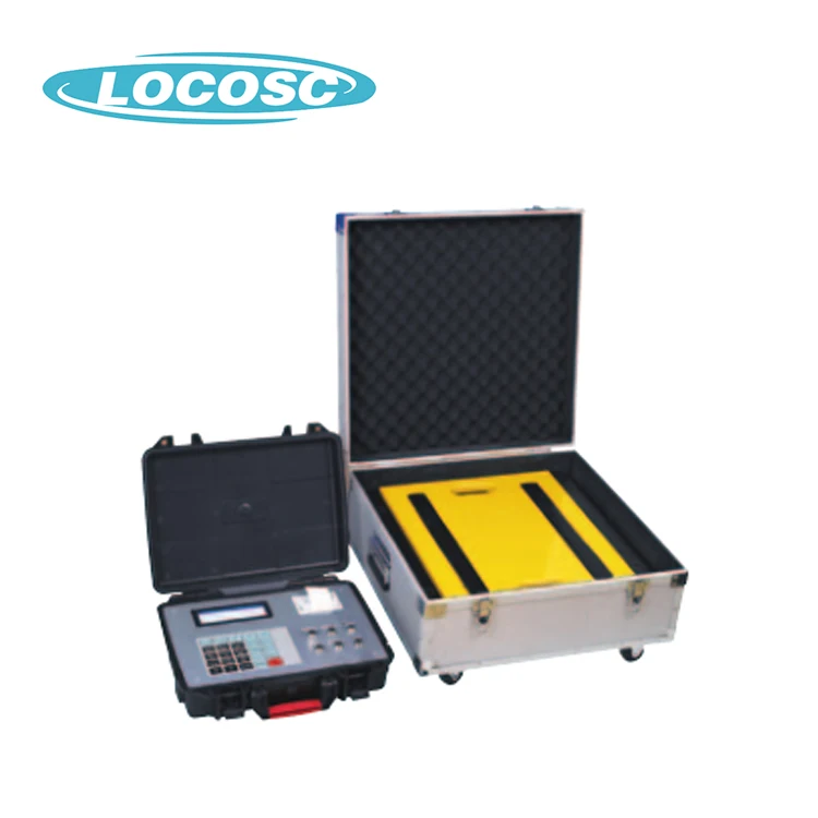 LP7650 LOCOSC Portable Truck Axle Weigh Vehicle Weighing Load Scale 50 80 100 Ton