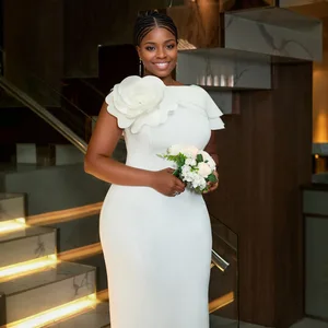 Floral Lace Chiffon Casual Professional Dress with Sleeveless Design at the Pre-wear Position for Summer Banquets