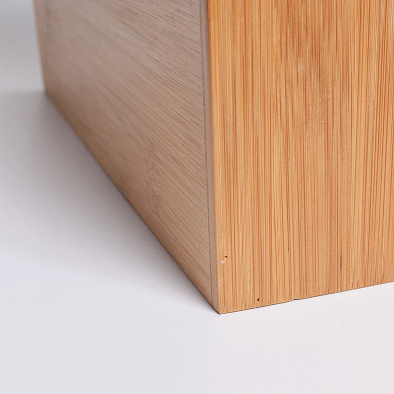 Large capacity Eco-friendly multi-function bamboo desktop makeup organizer office storage box with drawers