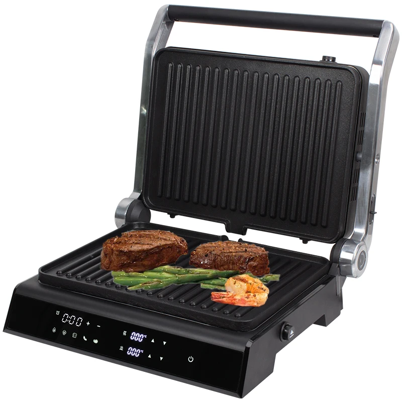 4 Slice Detachable Smart Sandwich Maker Panini Press Grill Electric ...