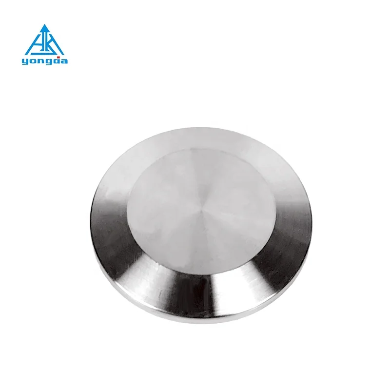 Yongda 304 316L sanitary pipe clamp end cap, Food grade stainless steel pipe end cap for dairy