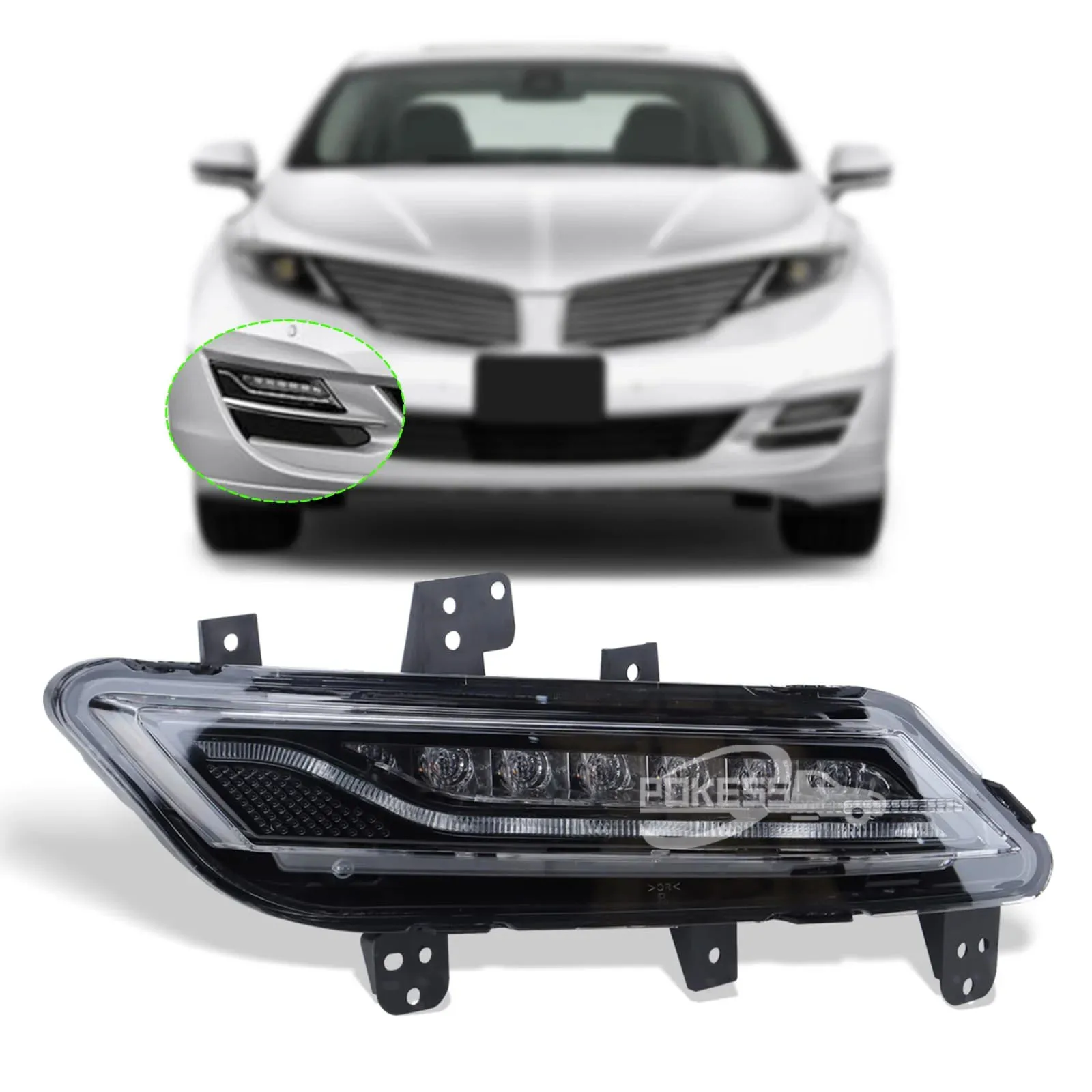 Universal Fog Lights DP5Z15A201B Car Fog Lights for lincoln MKZ 2010-2... — 2