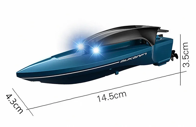 РУ лодка игрушка 2,4 г Электрический Водонепроницаемый пульт дистанционного управления высокий катер Rc пульт дистанционного управления Rc быстрая скорость лодки с подсветкой зарядки