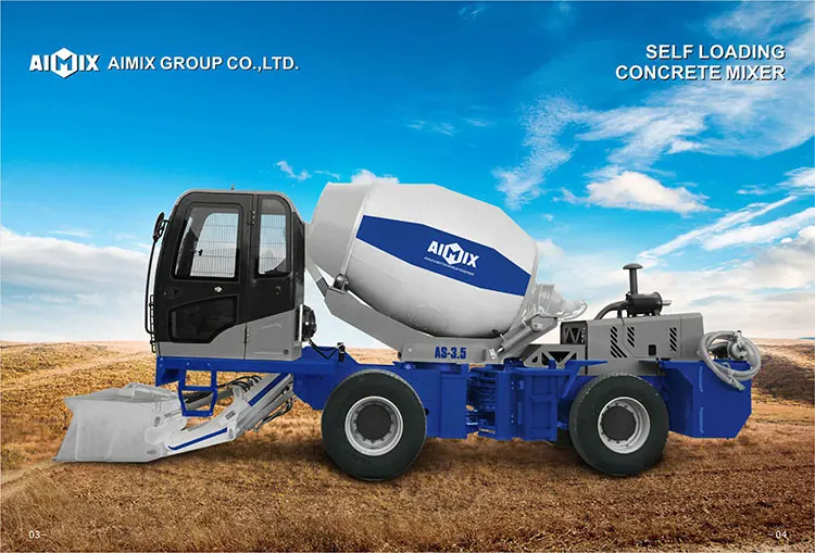 Delivery of AS-3.5 Self Loading Concrete Mixer to Indonesia in Oct