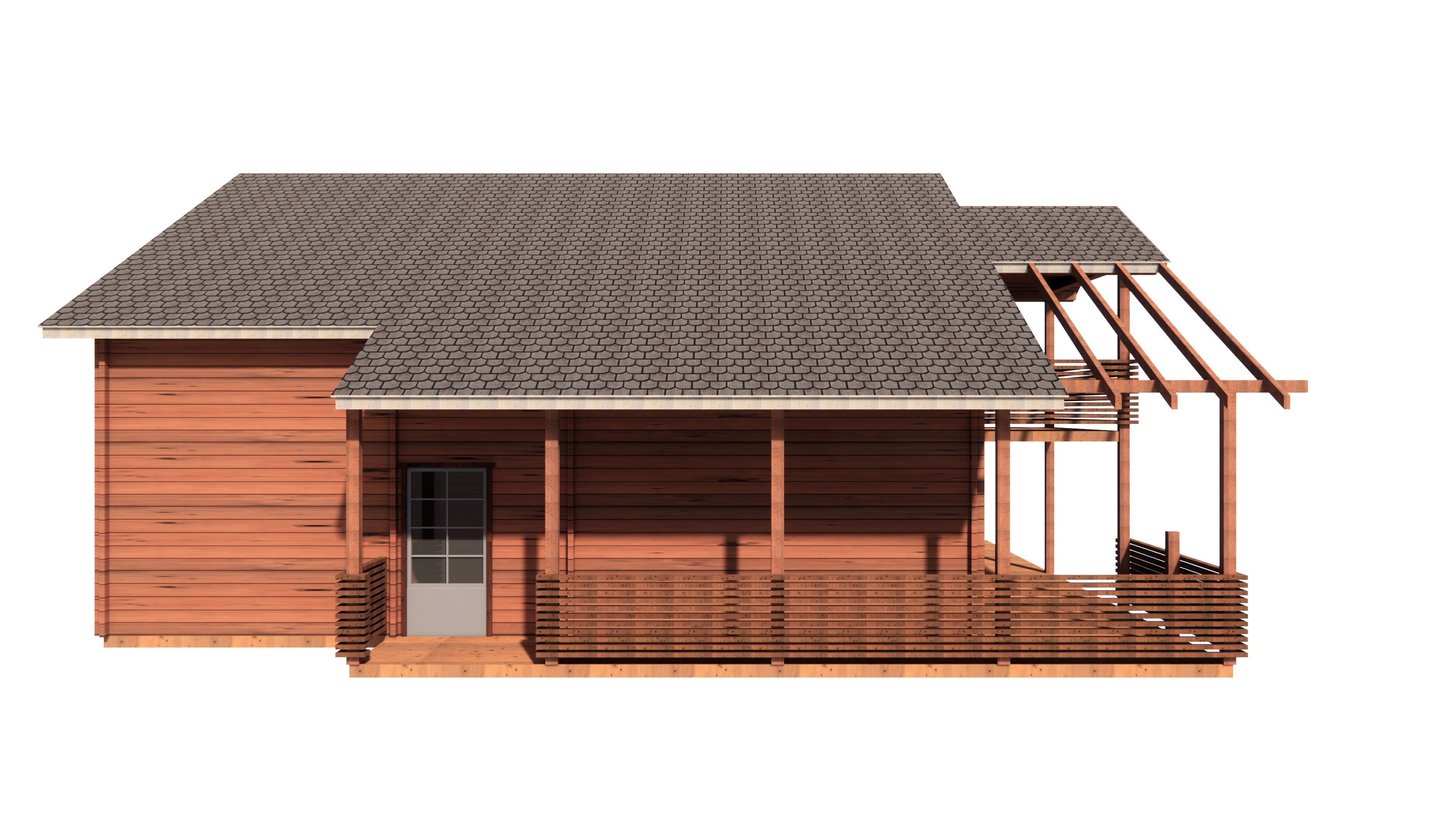 2 Storey 4 Bedrooms Prefab Log Cabin/chalet/wooden House for Family Living