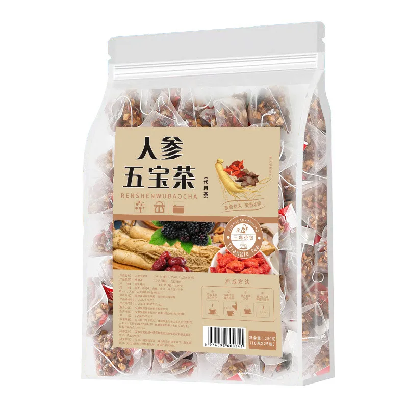 TZ04 OEM Five Treasure Tea Energy Herbal Tea  Honeymoon Herbal Tea Mix for Healthy Liver