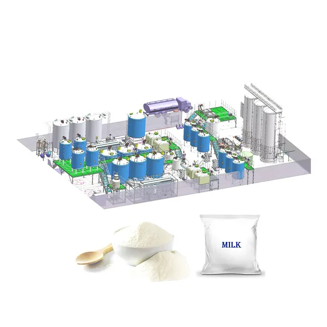 Milk powder production line processing plant