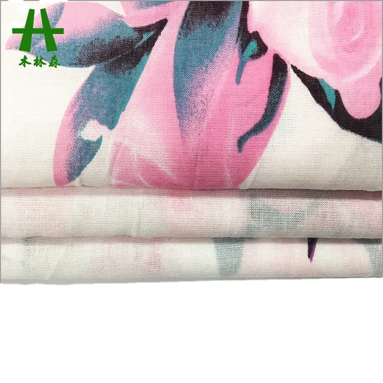 Mulinsen текстиль онлайн лидер продаж легкая хлопчатобумажная ткань с принтом футболки цена