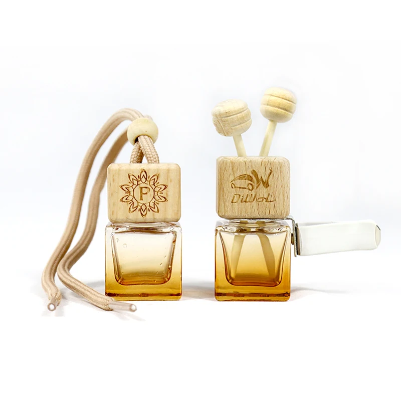 5ml/8ml/10ml Luxury Car Air Freshener Diffuser Glass Bottle Clear Empty Hanging Car Perfume Bottle