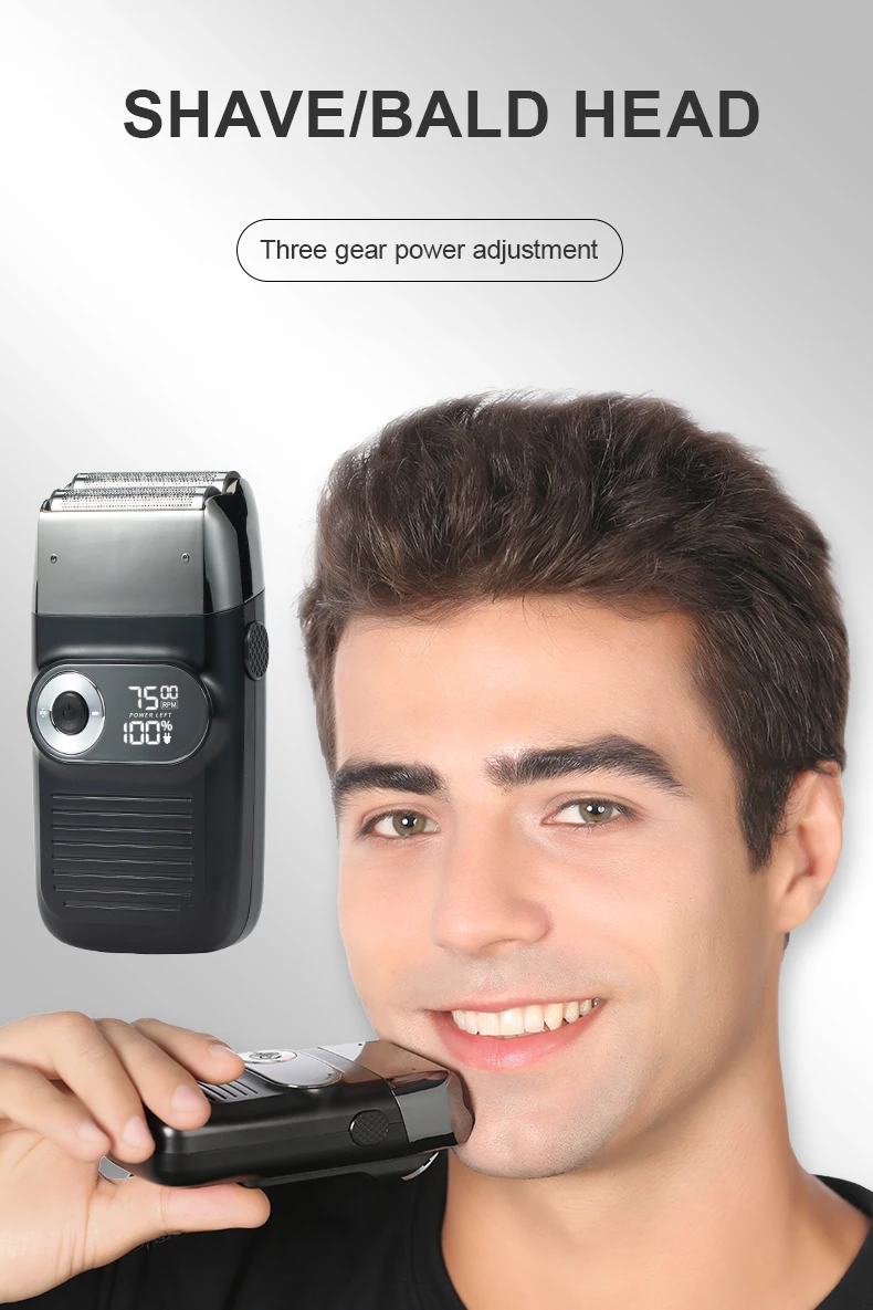 Komingdon Twin Blade Shaving Machine Beard Shaver Professional