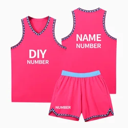 Custom Retro Basketball Jersey Uniform Design Color Pink