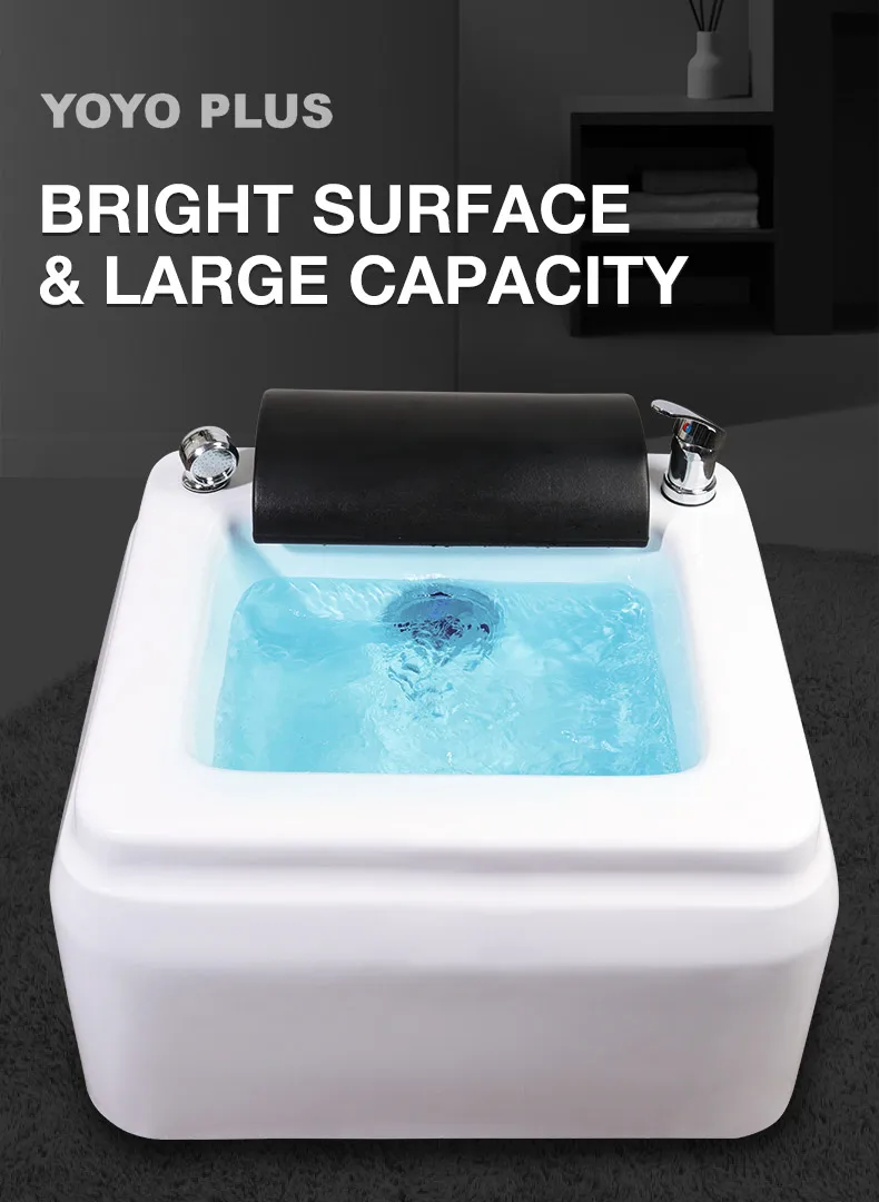 Spa Pedicure Tub Portable Foot No Plumbing Electric Basin Acrylic