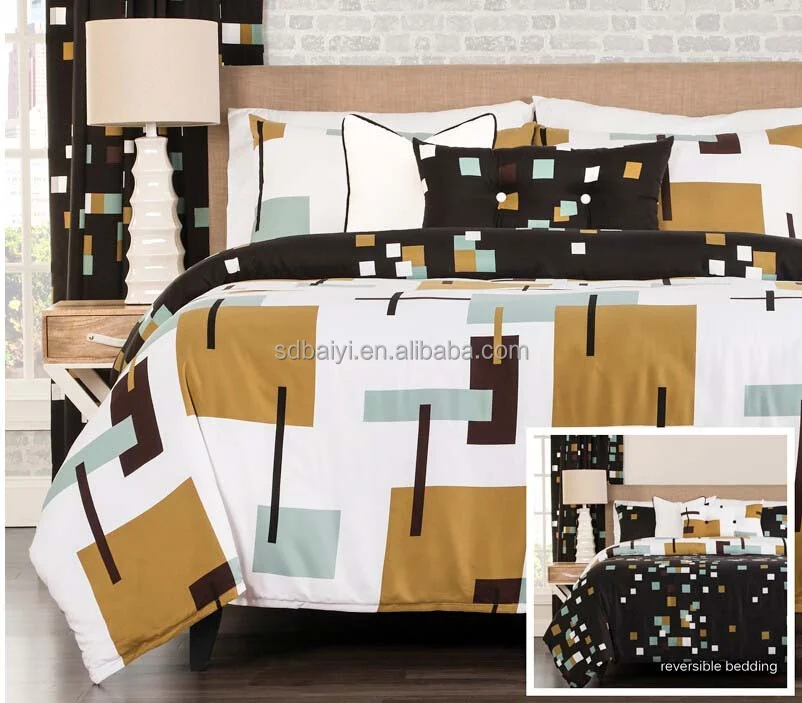 Wholesale Custom Printed Quilt Cover Bedding Set With Pillowcase