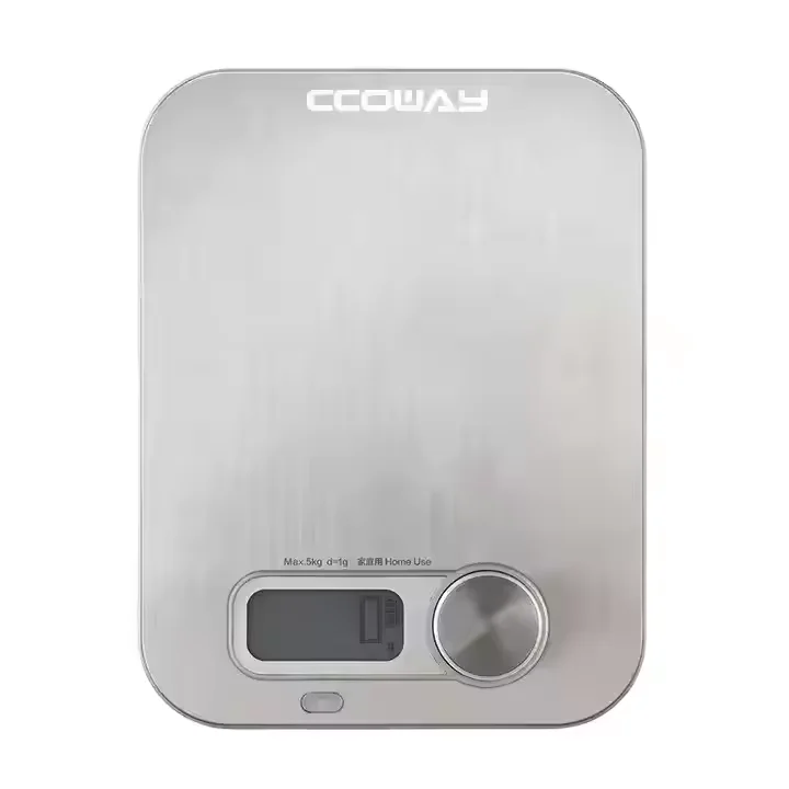 balance électronique sans piles en acier inoxydable pour cuisine, précision 5kg 1g, affichage LCD sur table, personnalisation OEM/ODM possible