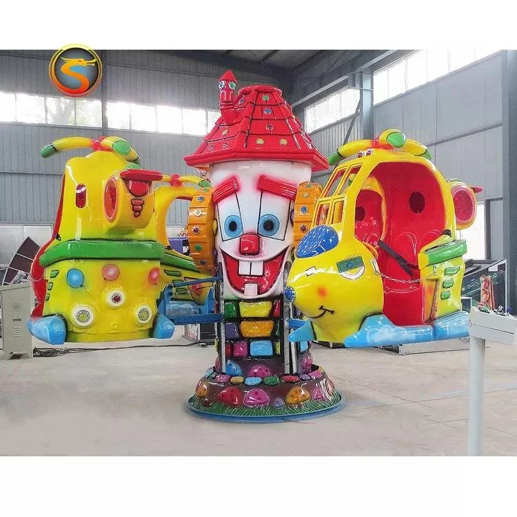Factory Direct Amusement Park Plane Ride Self Control Plane Used Kiddie Rides Rotary Kids Big Eye Plane Ride