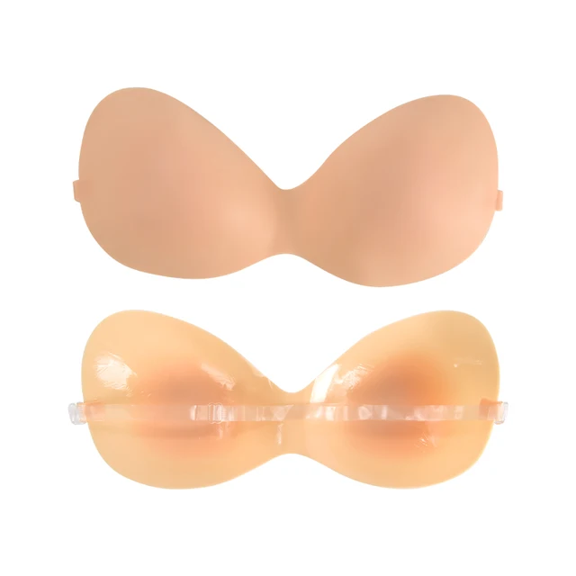 Sticky nipple cover women bra silicone adhesive bra self adhesive woman bra