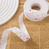 2cm color size polka dot polyester tape, size 25