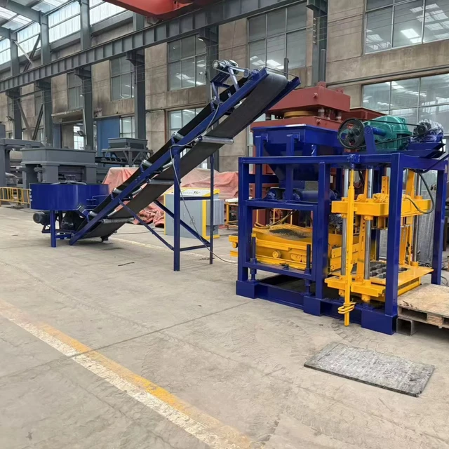 QT4-25 Block Making Machine  Hollow Block Making Machinery China