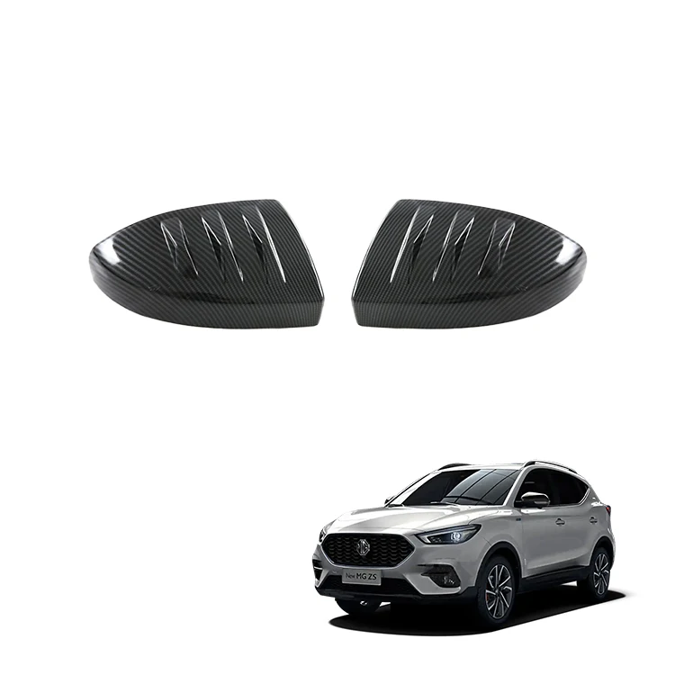 Takip sa Mirror sa Likod ng Kotse Para sa MG ZS Takip sa Rearview Mirror ABS na may Disenyo ng Carbon Fiber Mga Karagdagang Bahagi sa Labas