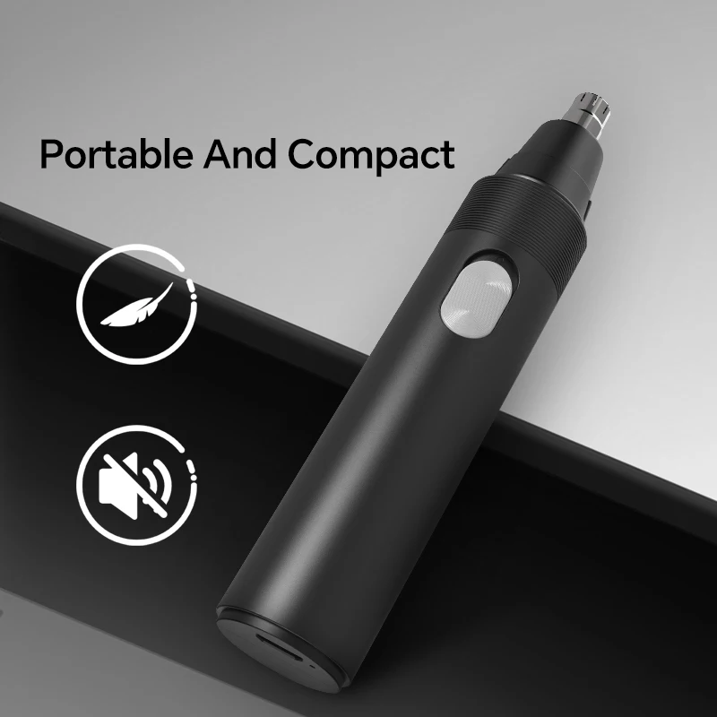 Portable Rechargeable Four-in-One Nose Hair Trimmer Set Electric Push Shear for Home Salon Car RV Use Durable Plastic for Garage factory