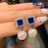 blue and white