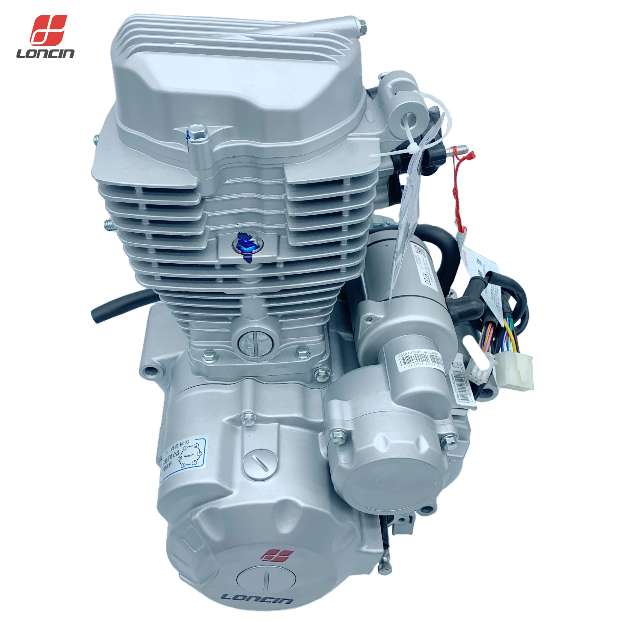 OEM Motorcycle Loncin 200cc Engine Assembly Air-Cooled 4-Stroke CG200cc Engine Spare Parts for Three-Wheeled Tricycle Suppliers