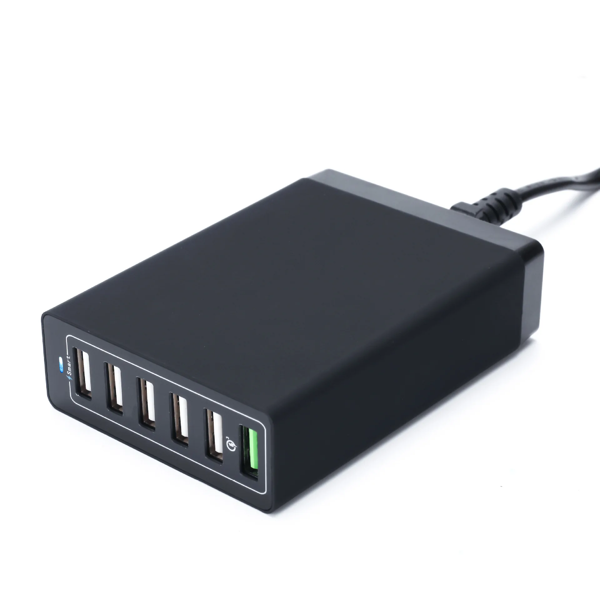 50W 10A Multi Port USB Quick Charger with Smart Technology 6 port Travel Charger For Mobile Phone and Tablet