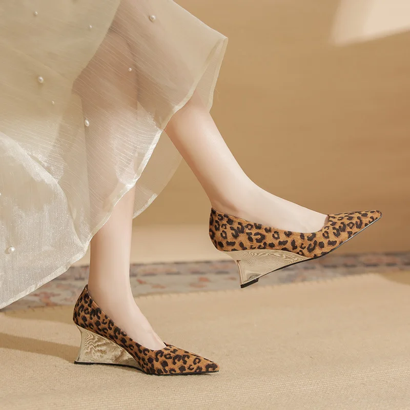 Elegant Solid Color Square Heels Fashionable Durable