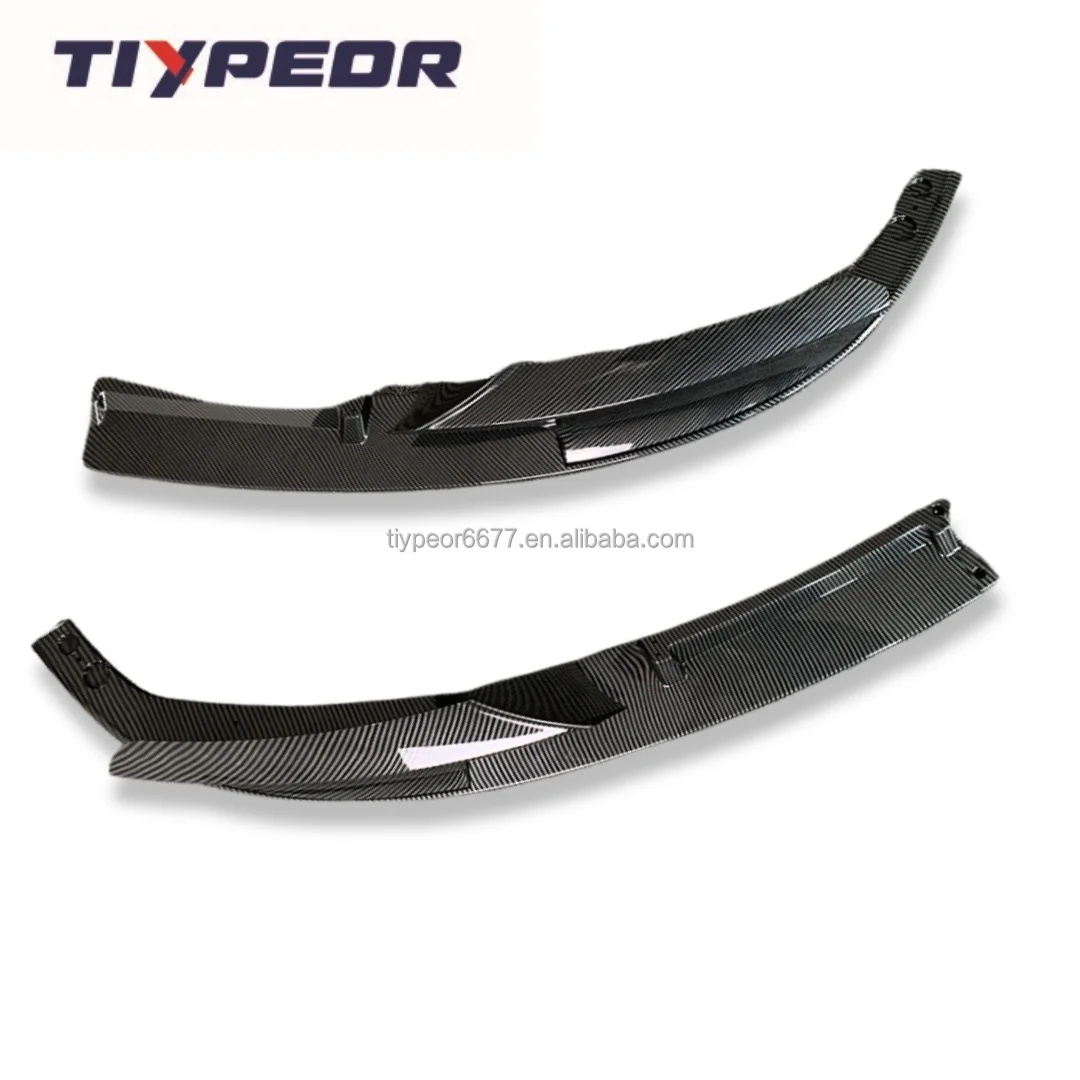 product tiypeor 2pcs sport car front bumper splitter lip for bmw 3 series f30 2012   2018 body kit deflector lips guard protection-7
