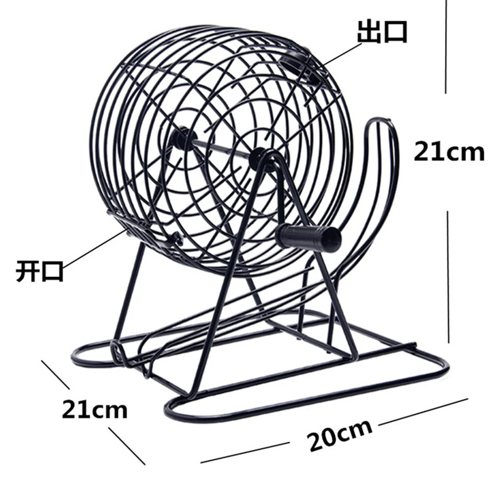 Bingo Set Includes Bingo Cage Master Board Mixed Cards 75 Calling Balls