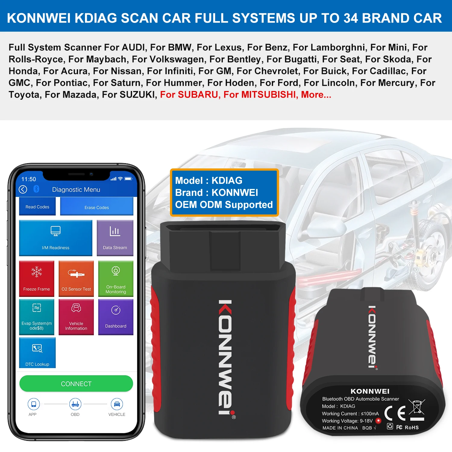Scanner OBD2 Professionale Per Auto – Lettura Errori In Italiano, Analisi Batteria, 120 Dati In Tempo Reale - 4