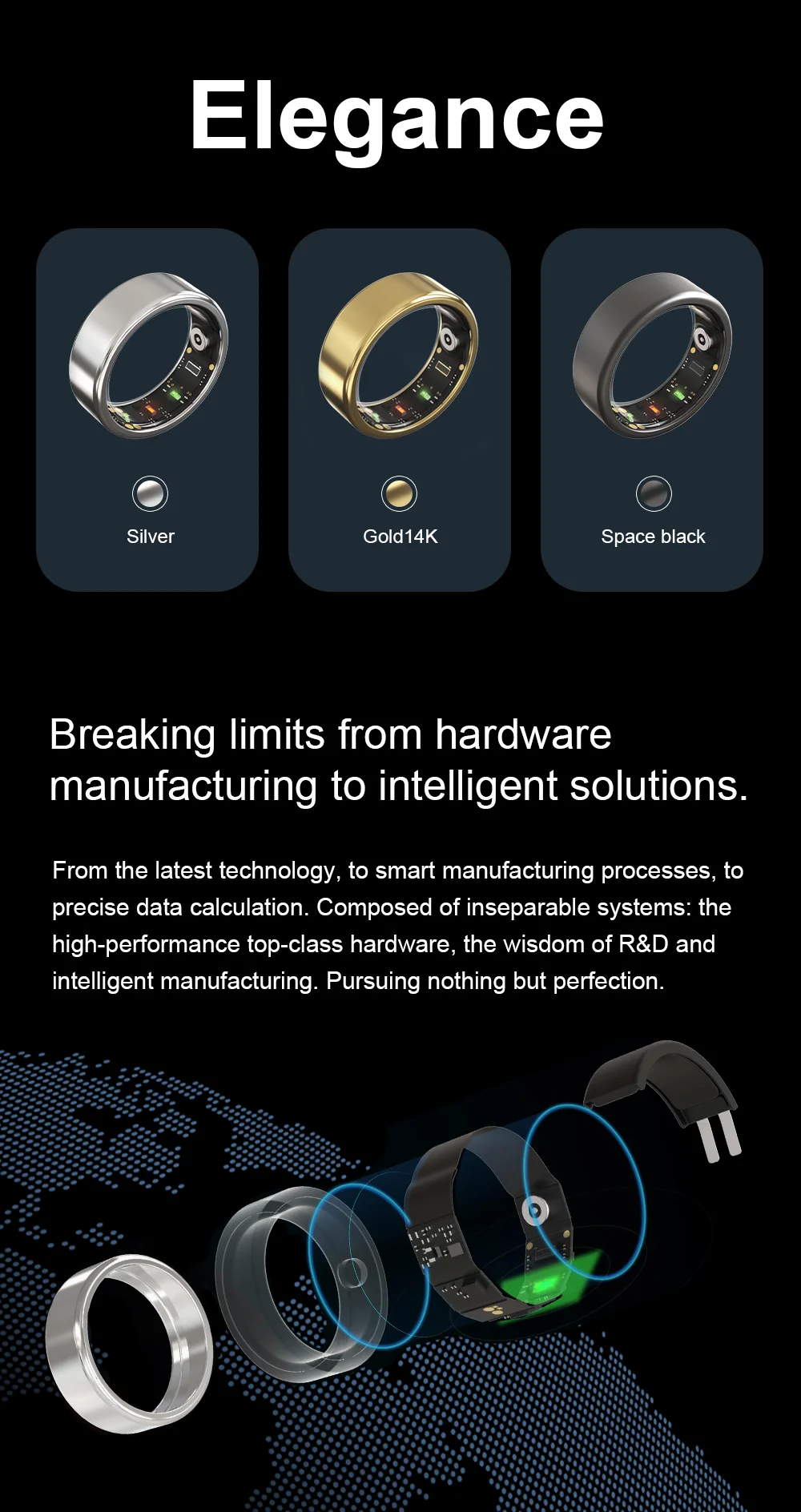 Welcome OEM Order, Factory Whole Selling 2024 Ai Insight Smart Ring Professional Sleep Monitoring Mood Ttaking Blood Oxygen Heart Rate Rings With Charging Station New - Buy Blood Oxygen Heart Rate Smart Finger Ring Ai Smart Ring health Sleep Tracking Rings
