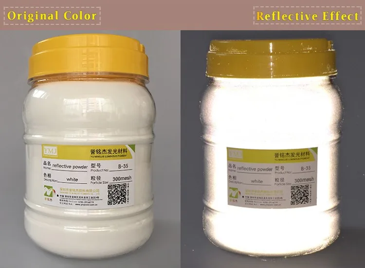 Reflective Powder for Reflective Paint Reflective Screen Printing Ink Reflective Trademark Printing