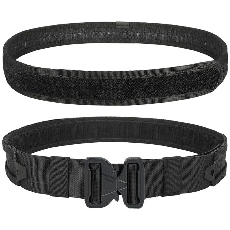 Wholesale Premium Outdoor DOUBLE ADJUSTABLE Tactical Belt Quick Release Rigger Belt Heavy Duty Multi Function Belts