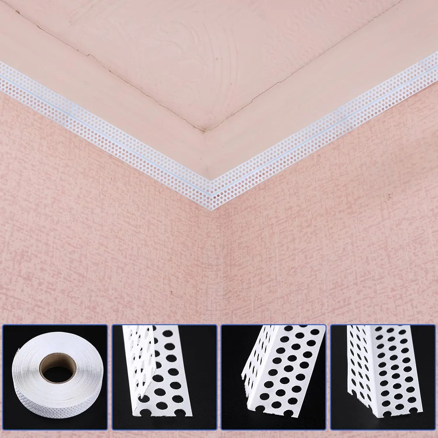 BSTDAYEVER Generic Seam Masking Tape Plasterboard Joint Tape Self-Adhesive 30 M X 5 Cm Corner Rail Drywall PVC Edge Protection Sealing Tape For Connecting GK Panels Wall Corners And Wall Cracks Repair - View #7