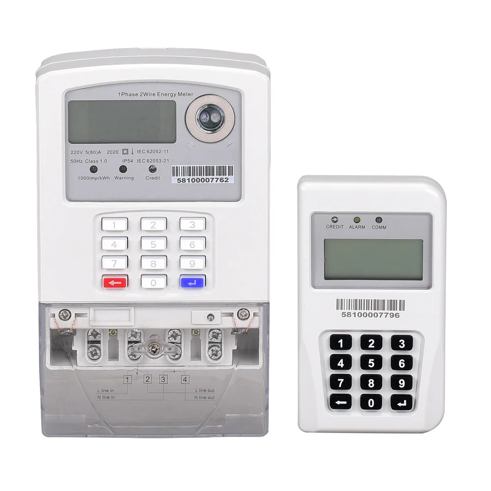 Zte110s Bs Split Type Sts Single Phase Two Wire Smart Keypad Prepaid