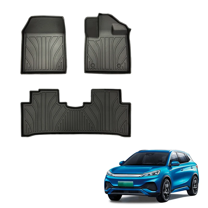 Auto Interior Accessories Car Mat Waterproof RHD Foot Mat Car Floor Mats Liner For BYD ATTO 3 Yuan Plus Accessory