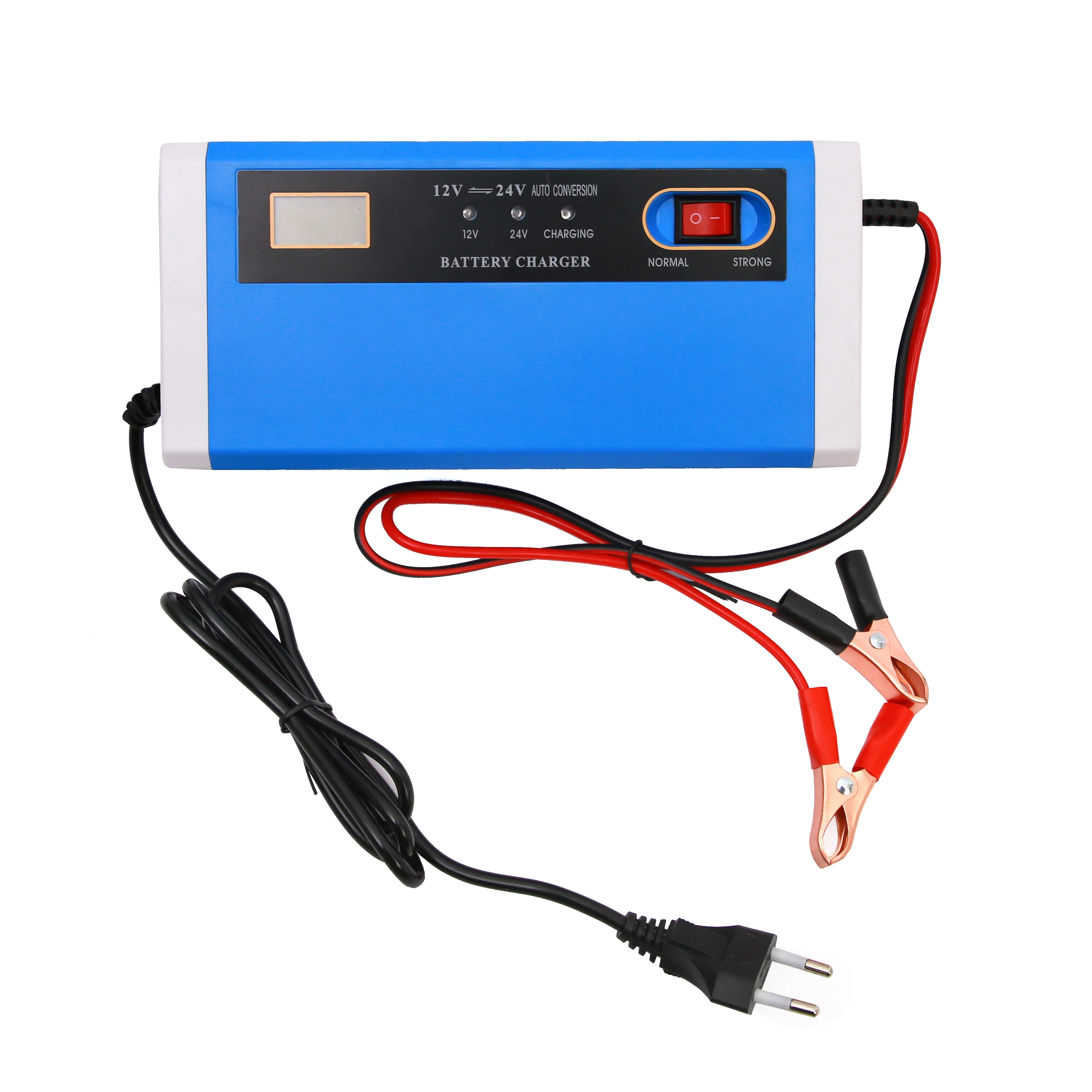 12v 24v 10a 5a Universal Auto Battery Charger Pulse Repair Portable ...