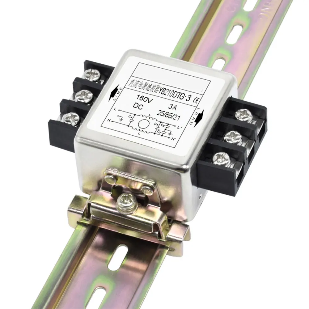 Single-Stage 1A/3A/6A/10A/20A/30A DC Terminal Rail Power Filter Single-Phase LV Products