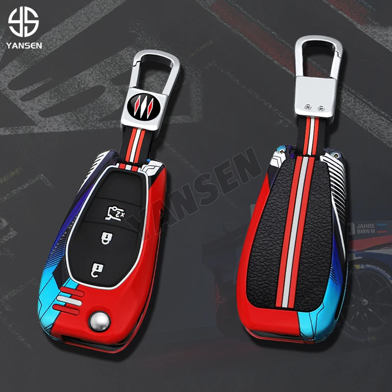 2025 Key Case Cover Fob for Chevrolet Cruze Aveo 2014 2015 2016 2017 2018 2019 2020 Malibu Onix Cobalt Captiva Spark