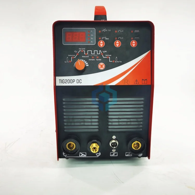 Mainstay TIG Welding Machine Digital Pulse Tig Welders 200 Amp Argon Welding Machine for SS Pipe Steel
