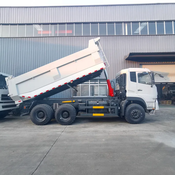 CLW 6x4 Dump Truck Euro 3 380HP 5.6 m Engineering Cargo Box 10-wheel ...