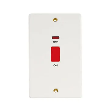 Saudi Arabia Universal Bakelite Switch Socket Outlet 13a 250v Socket White Color Custom 2 Gang Wall Socket Uk Standard Outlet