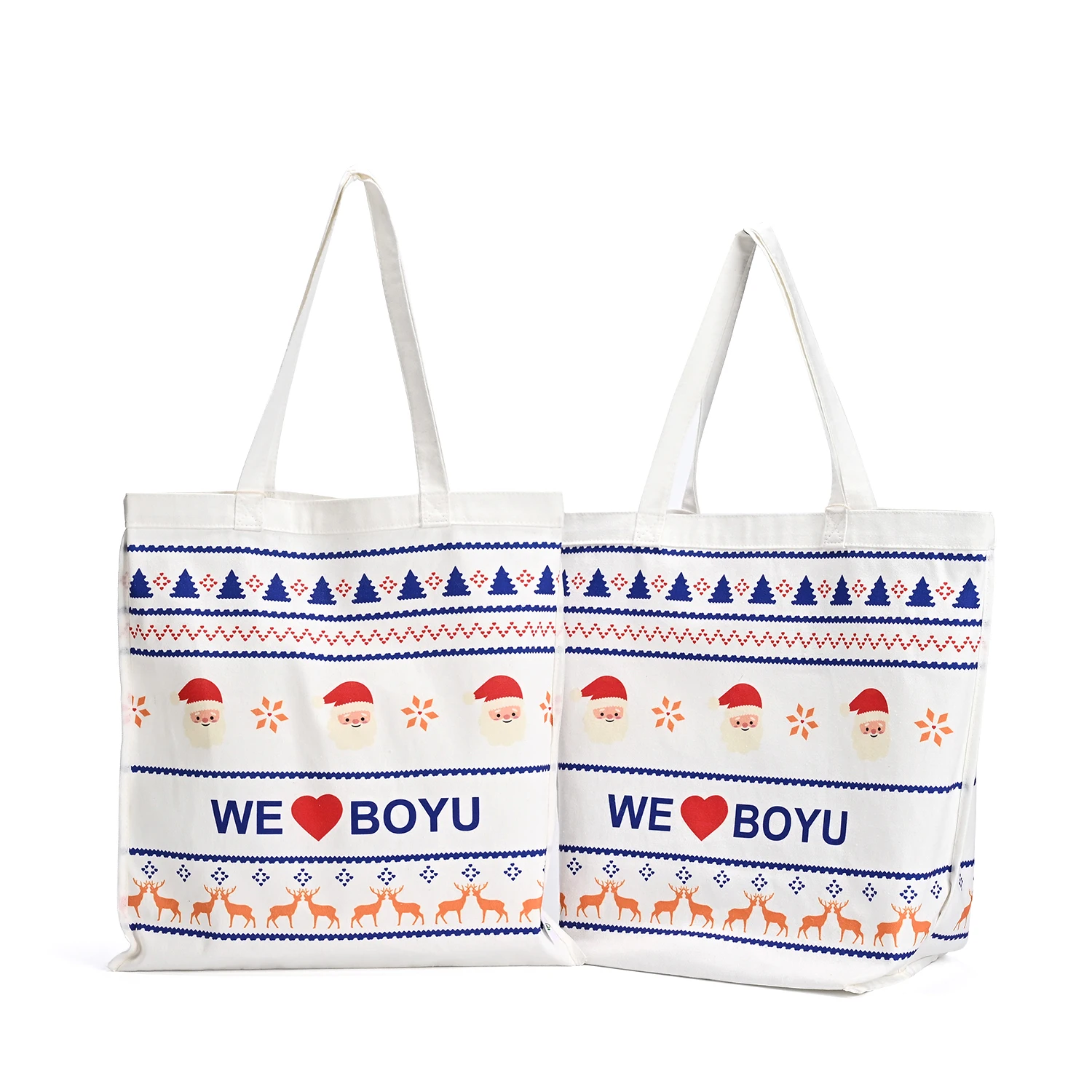 Medium Cotton Canvas Tote Bag Customized OEM Natural Colorful Eco-Friendly Letter Screen Pattern for Shopping Office Advertising details