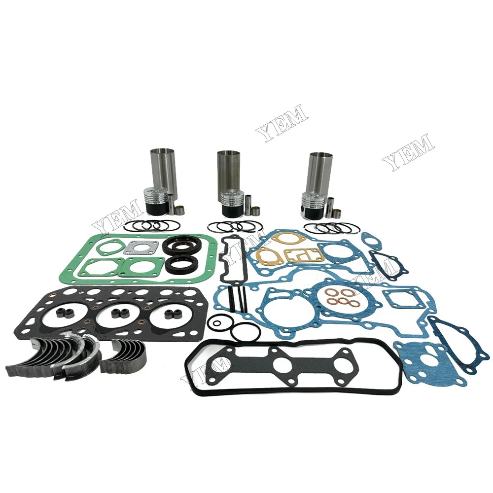 For Mitsubishi K3B Overhaul Kit With Bearing Set Heavy Equipment Engine Parts 2