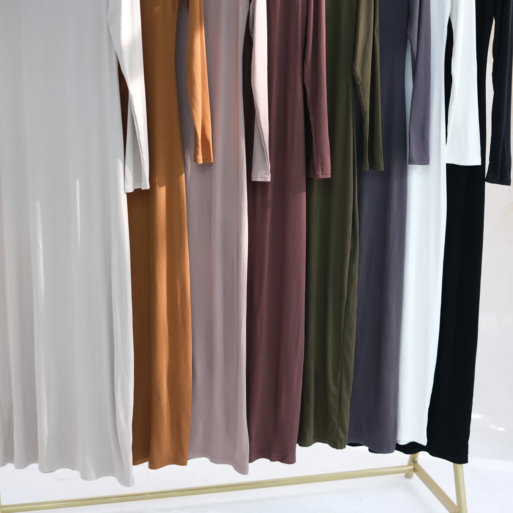 Mexizo Modest Soft Jersey Bodycon Maxi Inner Dress Abaya
