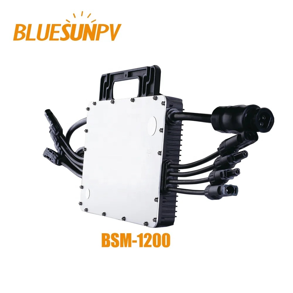 BLUESUNPV 1200W Solar Panels With Built In Micro Inverters Micro Inverter Made In China Grid Solar Inverter For System Use