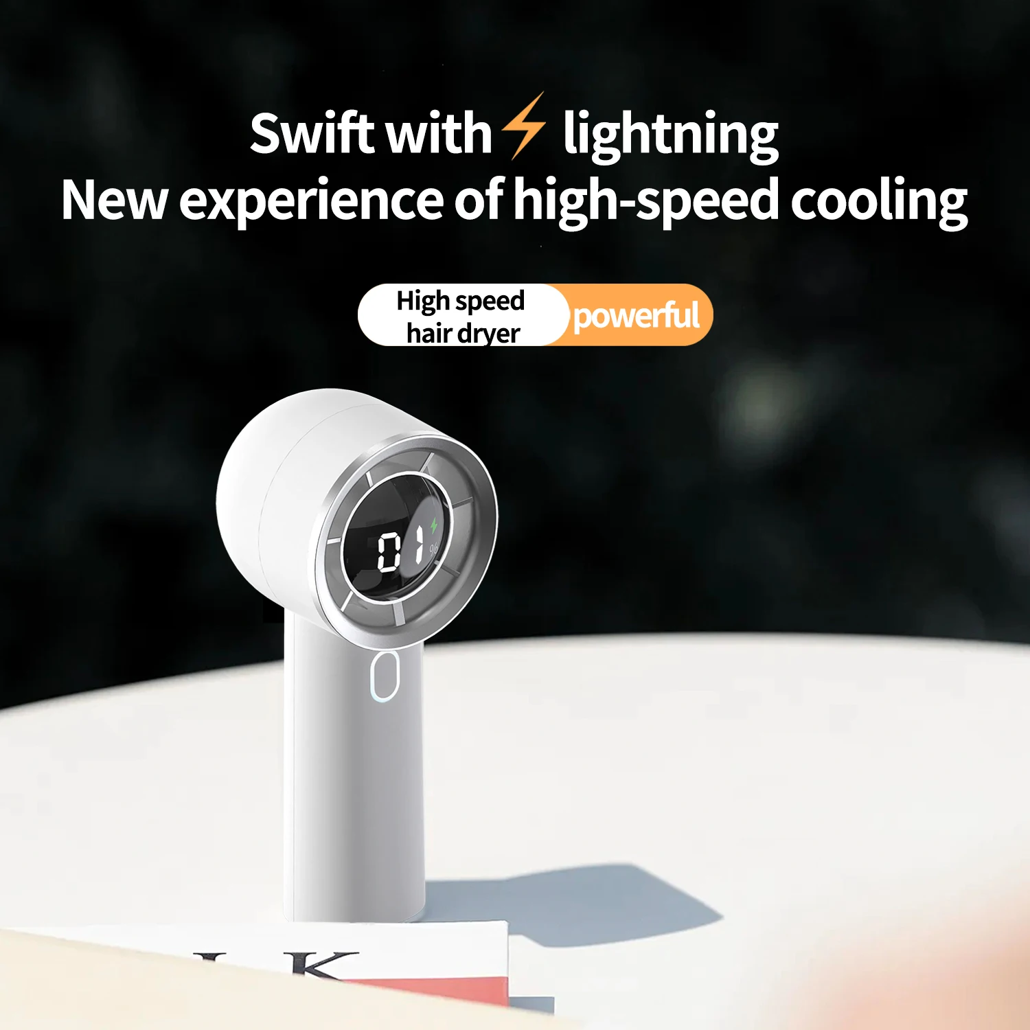 YONGYUAN High Speed Fan Desktop Handheld Small Fan Mini Electric Battery Desk Hand Held Hand Rechargeable Mini Fan