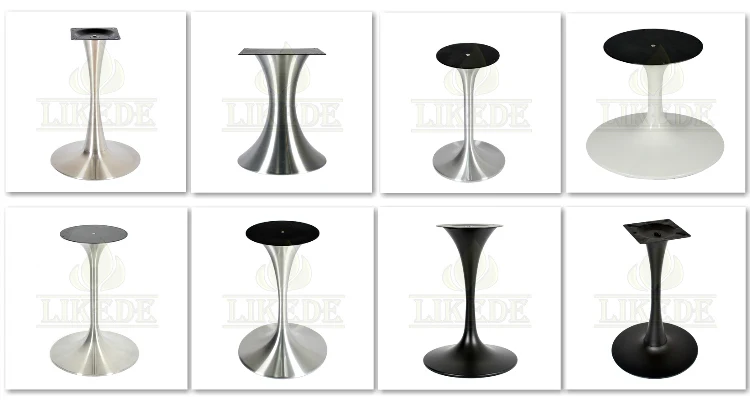 Wholesale Cheap round Stainless Steel Dining Table Base Leg Circle Furniture Legs