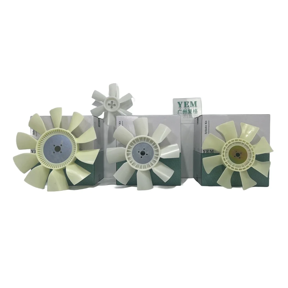 Engine Parts Fan Blade Cooling Fit for Yanmar 3TNC80 3TNC80T Engine Overhaul Kit 5